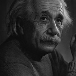 Portrait d'Albert Einstein